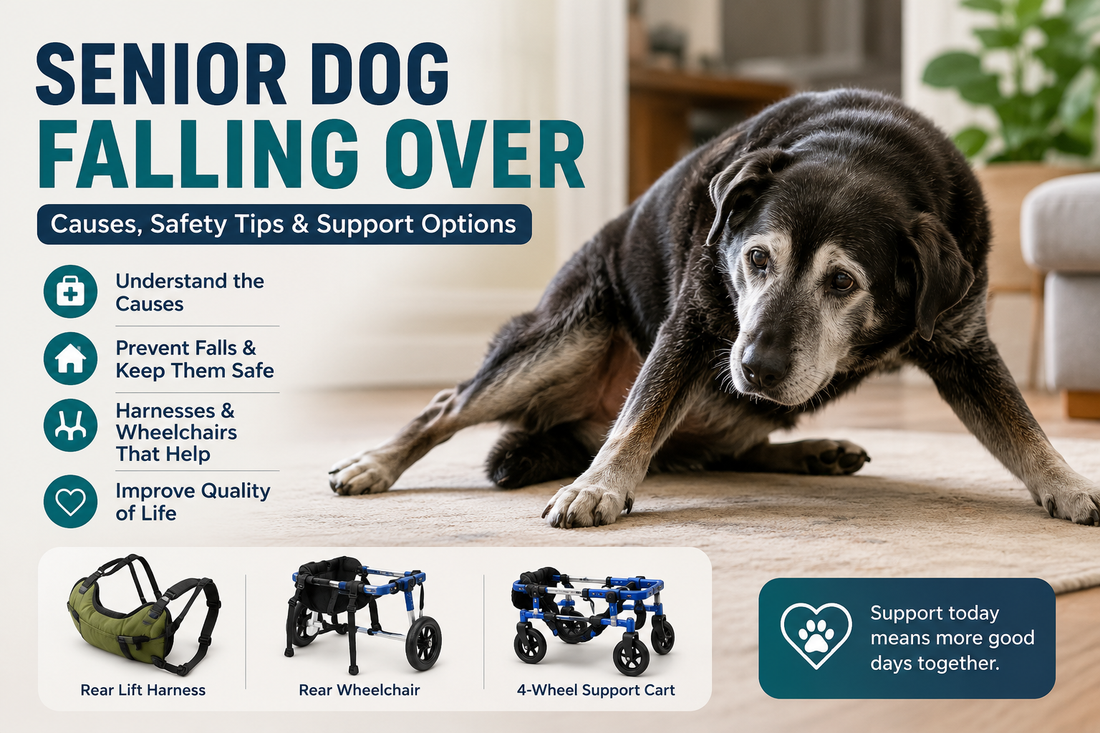 Senior Dog Falling Over