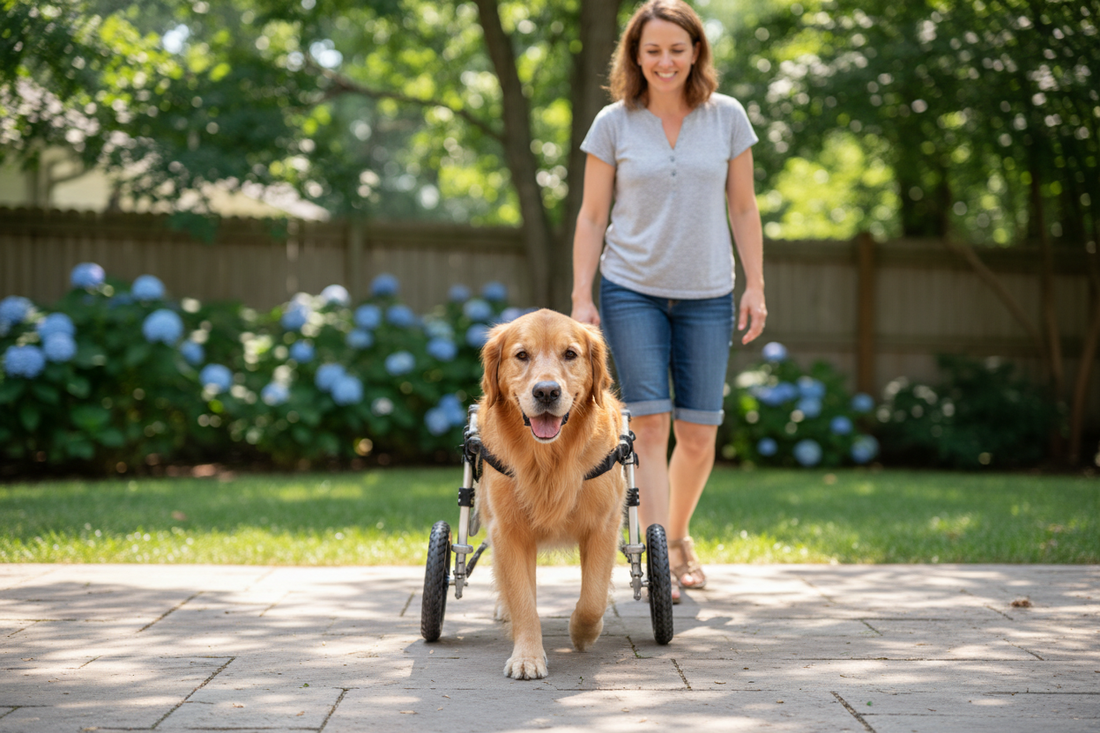 Dog Wheelchair Weight Distribution Check