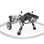 4-Wheel Dog Wheelchair, Full Support Mobility Cart for Front & Back Legs