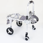 4-Wheel Dog Wheelchair, Full Support Mobility Cart for Front & Back Legs