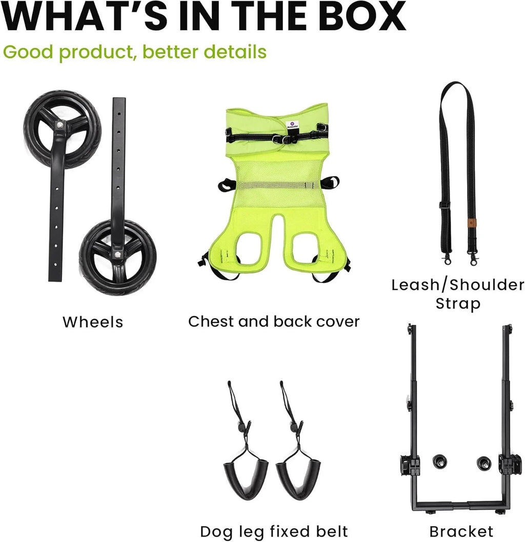 Adjustable Dog Wheelchair for Back Legs