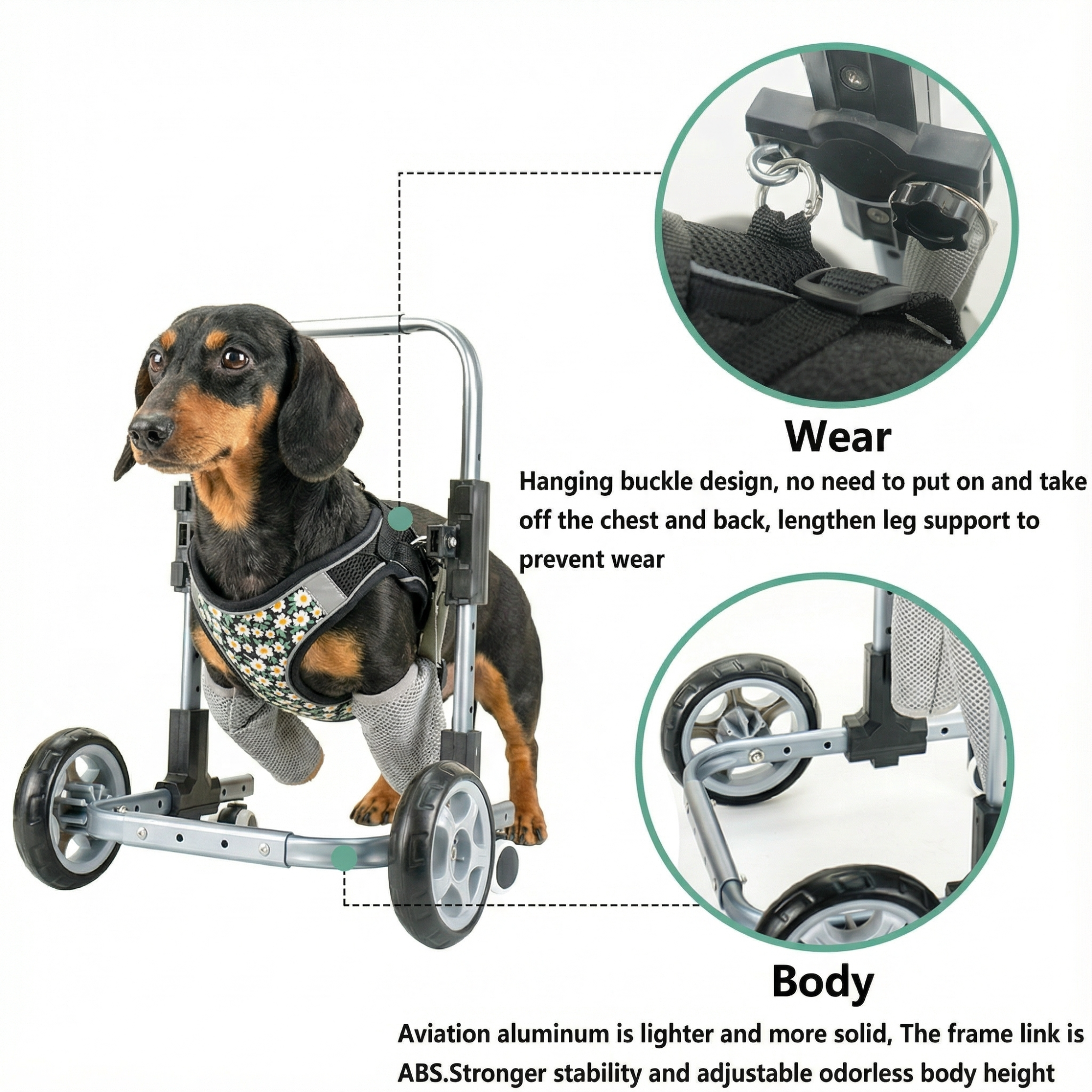 Dog Wheelchair for Front Legs