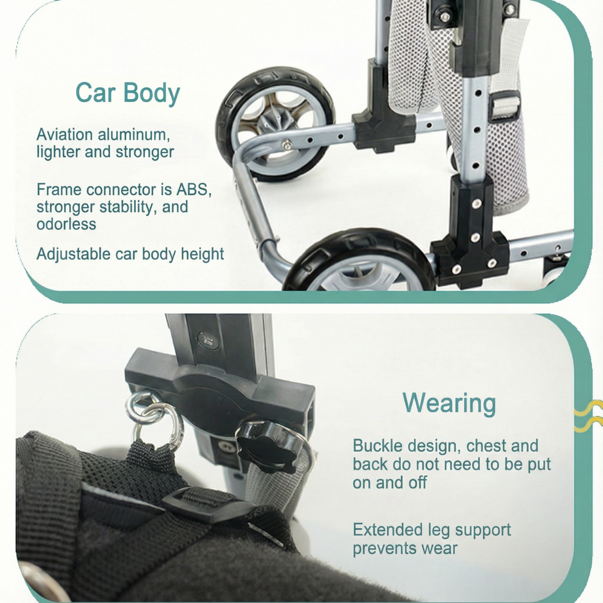 Dog Wheelchair for Front Legs