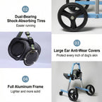 Universal Dog Wheelchair for Front or Rear Legs (2-in-1)