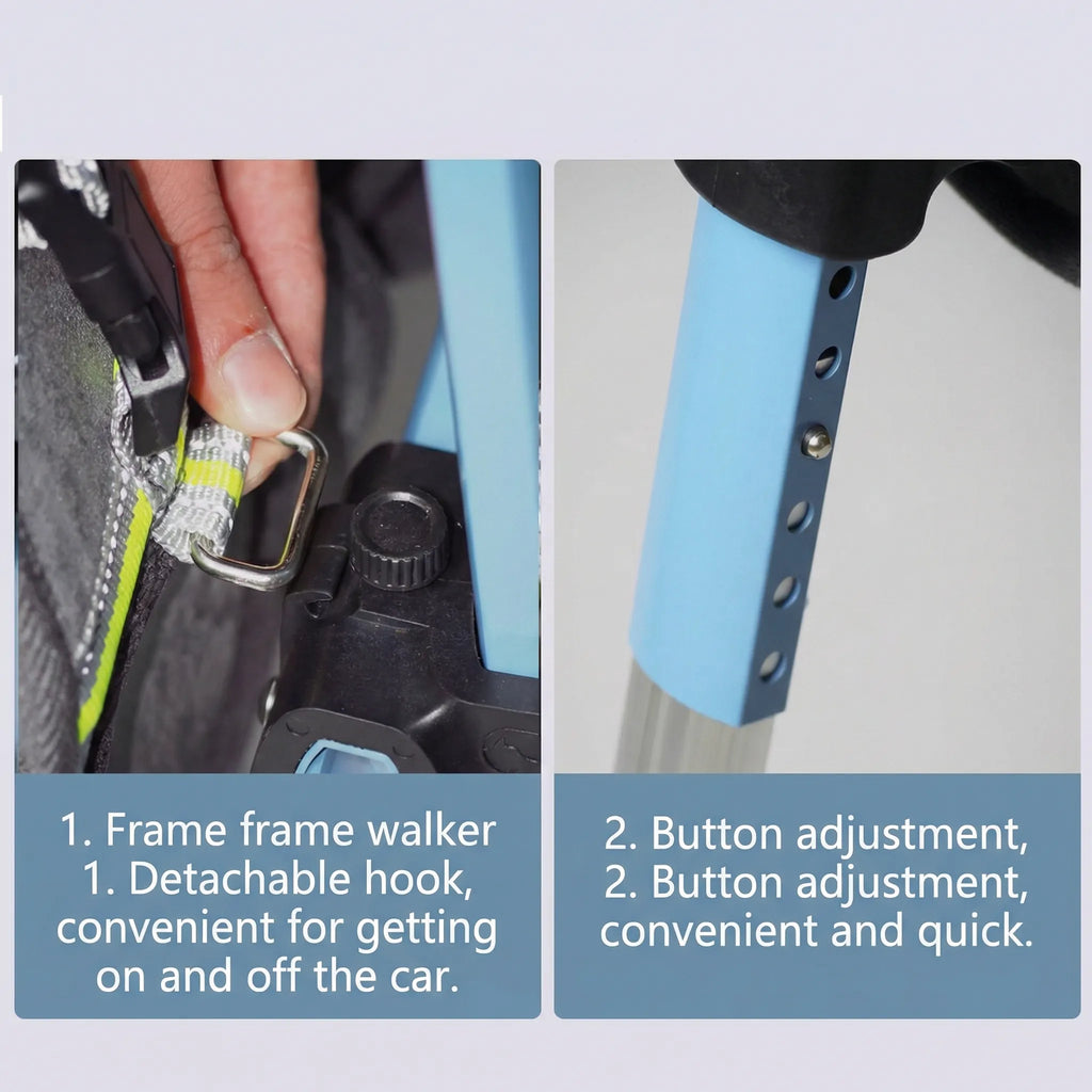 Universal Dog Wheelchair for Front or Rear Legs (2-in-1)