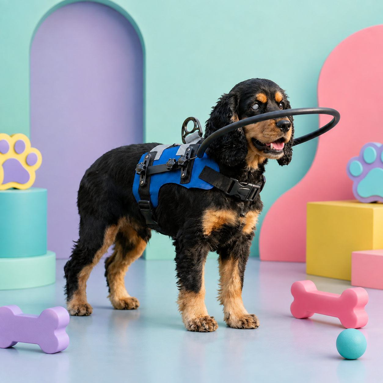 blind dog bumper