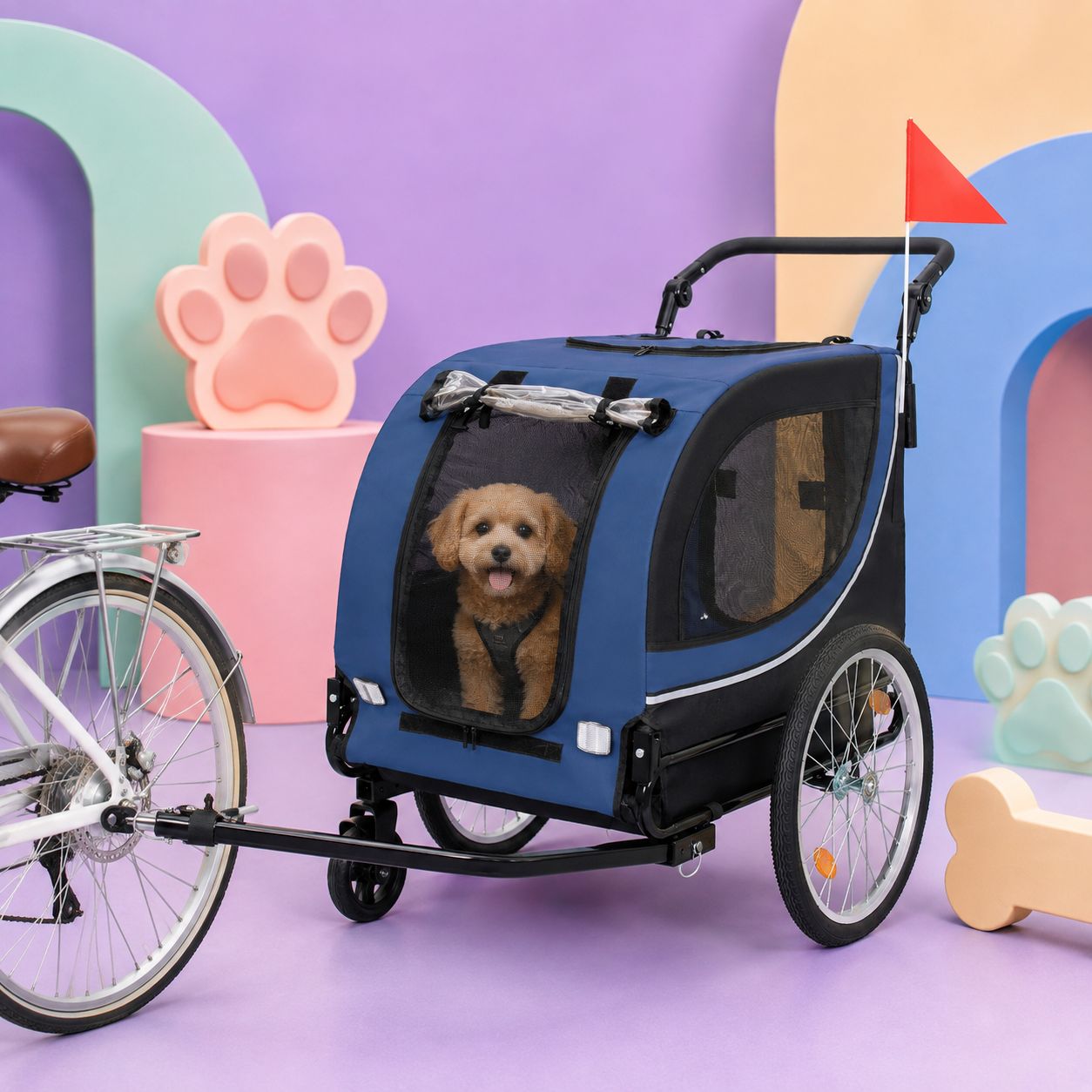 dog bike trailer stroller