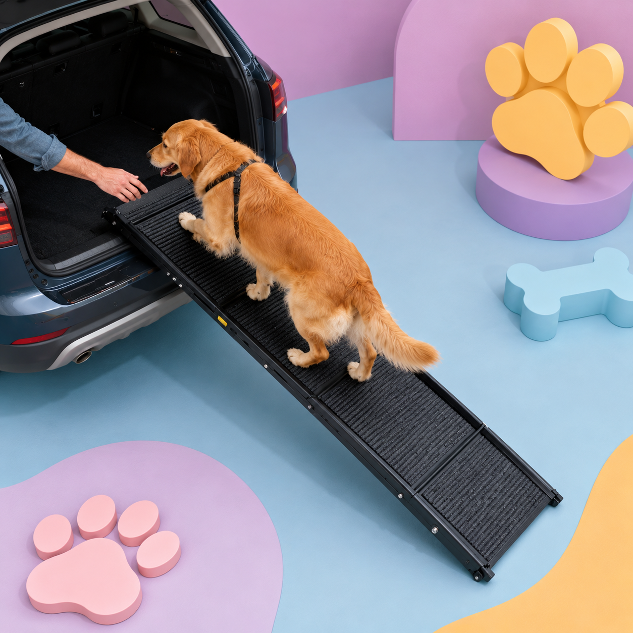 dog car ramp for large dogs