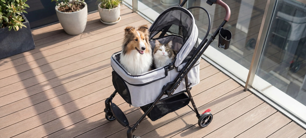 good2go dog stroller instructions Foldable 4-Wheel Pet Stroller for Small Disabled Dogs – Dog Wheelchair by Bark & Meow