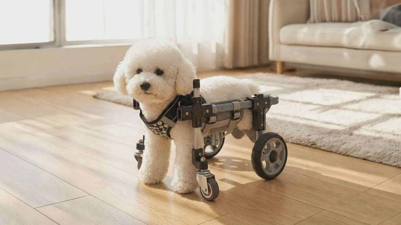 4-Wheel Dog Wheelchair
