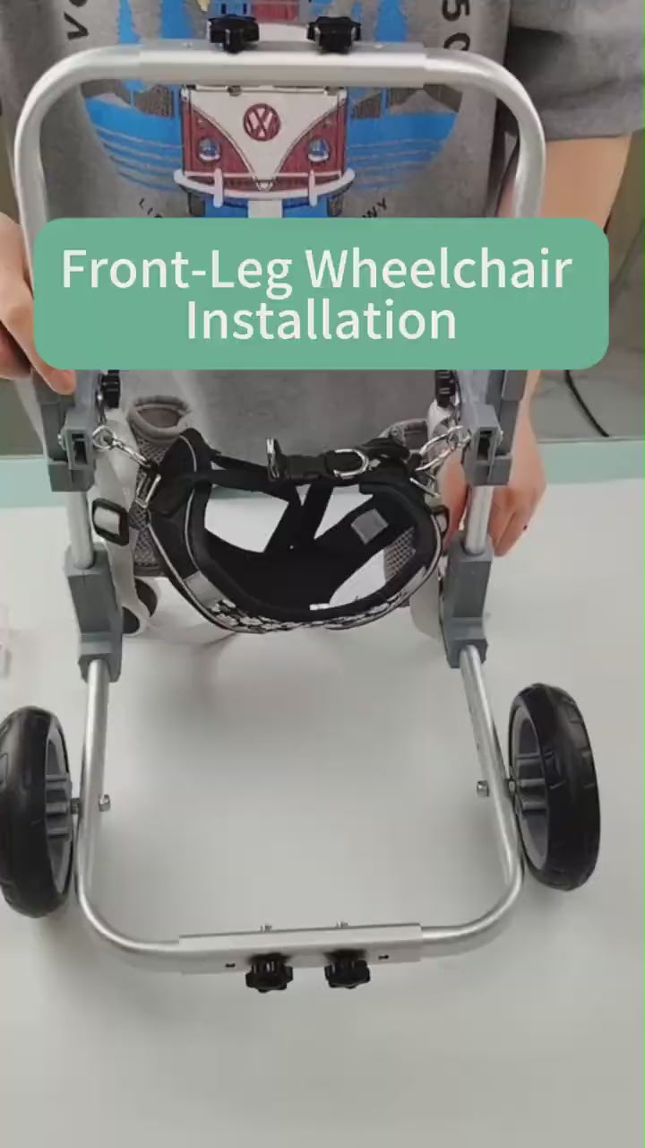 Dog Wheelchair for Front Legs Installation Video